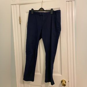 Well loved Lilly Pulitzer navy blue chinos.